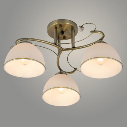 Люстра 07397/3 BR латунь 3x40W E27 d460 h220, 24